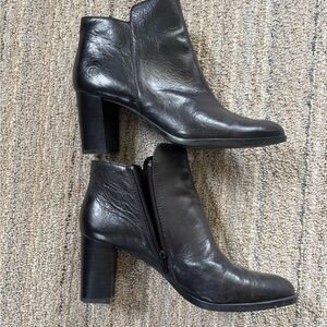 Born Black Leather Boots